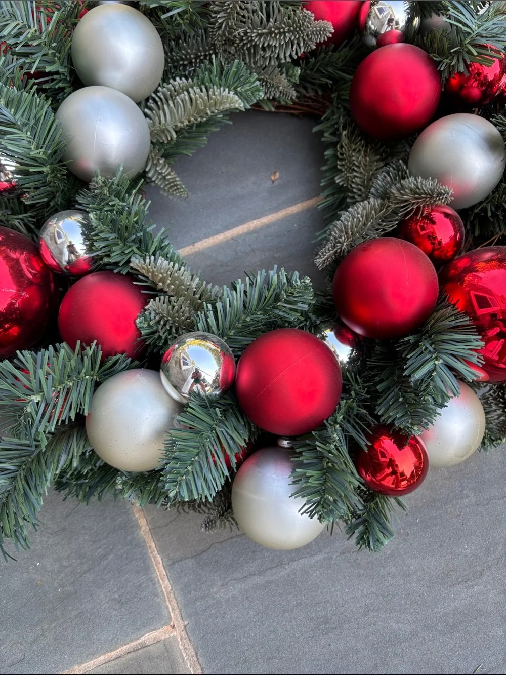 Pottery Barn Large Ornament Holiday Wreath